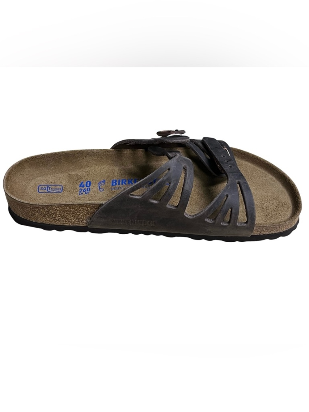 Birkenstock Women’s Sandals Granada Oiled Leather Soft Footbed Size 9 US - Picture 9 of 11
